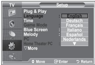 SAMSUNG LE-46M86BD - Izbira gezika - 2