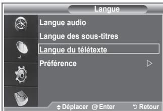 SAMSUNG LE-46M86BD - Affiche les informations relatives à la langue pour le flux d'entrée. - 3