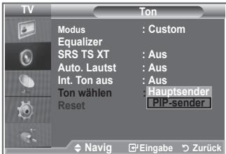 SAMSUNG LE-46M86BD - Ton des PIP-Bildes wiedergeben - 2