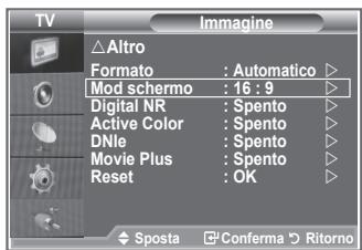 SAMSUNG LE-46M86BD - Selezione della modalità schermo - 1