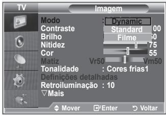 SAMSUNG LE-46M86BD - Alterar o padrão de imagagem - 2