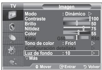 SAMSUNG LE-46M86BD - Activación de la luz de fondo - 1