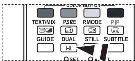 SAMSUNG LE-46M86BD - De geluidsmodus selecteren - 1