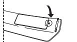 SAMSUNG LE-46N71B - Batterijen in de afstandsbedieningplaatsen - 3