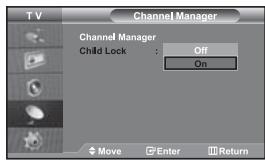 SAMSUNG LE-46N71B - You can easily delete, add, or lock the channel you want. - 2