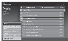 SAMSUNG LE-46N71B - Utilizar a lista MP3 - 2