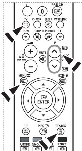 SAMSUNG LE-46N71B - Anzeigen von Videotextinformationen - 1
