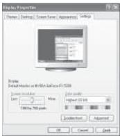 SAMSUNG LE-46N71B - Configuración del software del PC (basado en Windows XP) - 1