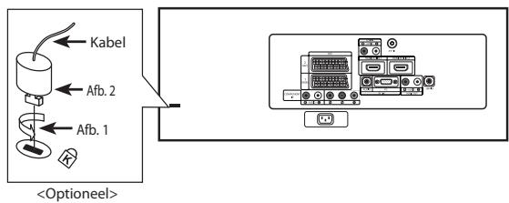 SAMSUNG LE-46N71B - De anti-diefstal vergrendeling gebruiken - 1