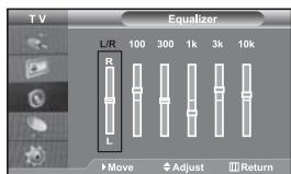 SAMSUNG LE-46N71B - Adjusting the Sound Settings - 1
