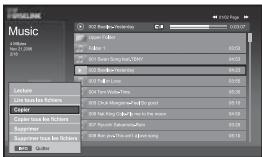SAMSUNG LE-46N71B - Copie de fichiers audio - 1