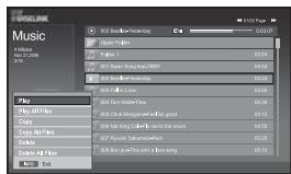 SAMSUNG LE-46N71B - Using the MP3 List - 2