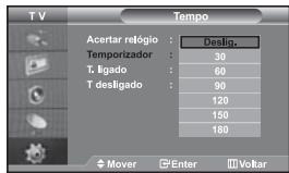 SAMSUNG LE-46N71B - Acertar e ver a hora actual - 2