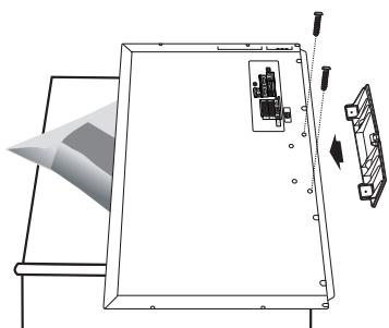 SAMSUNG LE-46N71B - Instalar o kit de montagem na parede - 1