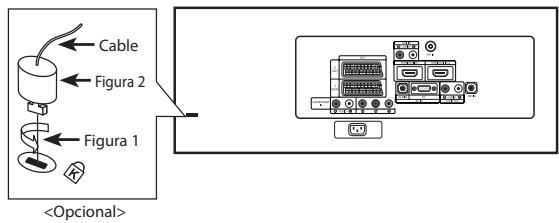 SAMSUNG LE-46N71B - Utilización del bloqueo Kensington antirrobo - 1