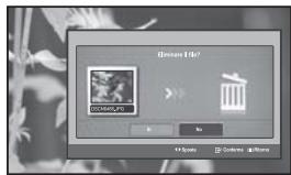 SAMSUNG LE-46N71B - Eliminazione di file di immagine - 2