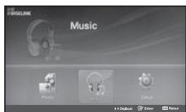 SAMSUNG LE-46N71B - Utilisation de la liste MP3 - 1