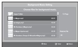 SAMSUNG LE-46N71B - "Background Music": - 1
