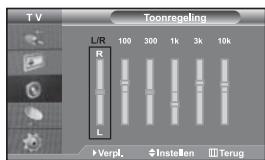 SAMSUNG LE-46N71B - De geluidsinstellungen aanpassen - 1