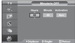SAMSUNG LE-46N71B - Vous pouvez sélectionner une durée comprise entre 30 et 180 minutes à l'issue de laquelle le téléviseur passera automatiquement en mode veille. - 2
