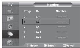 SAMSUNG LE-46N71B - Orden de los canales memorizados - 2