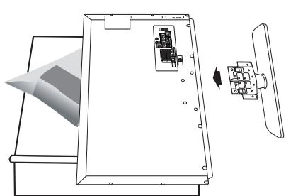 SAMSUNG LE-46N71B - Installing the Stand - 1