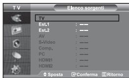 SAMSUNG LE-46N71B - Selezione della sorgente - 1