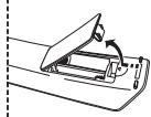 SAMSUNG LE-46N71B - Inserimento delle batterie nel telecomando - 1