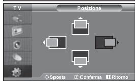 SAMSUNG LE-46N71B - Modifica della posizione dell'immagine (Posizione): - 1