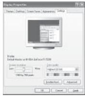 SAMSUNG LE-46N71B - Configurazione del software per PC (basato su Windows XP) - 1