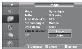 SAMSUNG LE-46N71B - Modification de l'espace couleur - 1