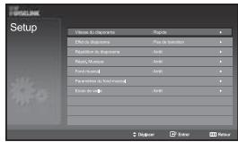 SAMSUNG LE-46N71B - Ce menu affiche les paramètres utilisés pour le menu wiselink. - 1