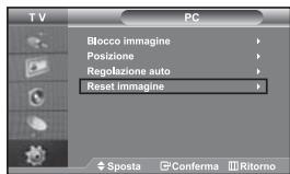 SAMSUNG LE-46N71B - Inizializzazione delle impostazioni dell'immagine (Reset imagine): è possible sostituire tutte le impostazioni dell'immagine con i valori predefiniti. - 1