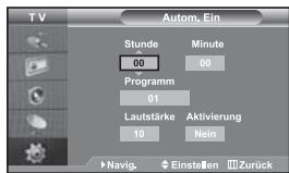 SAMSUNG LE-46N71B - Fernseher automatisch ein- und ausschalten - 1