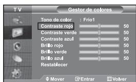 SAMSUNG LE-46N71B - Ajuste del tono de color con el componente de color favorito - 1