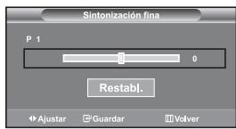 SAMSUNG LE-46N71B - Sintonía final de la recepción de canales - 1