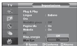 SAMSUNG LE-46N71B - Impostazione di Blue Eye - 1