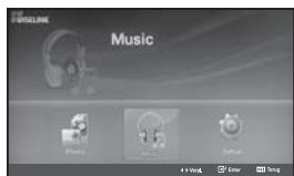 SAMSUNG LE-46N71B - De Lijst van MP3-bestanden gebruiken - 1