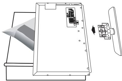 SAMSUNG LE-46N71B - Instalar a Base - 1