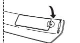 SAMSUNG LE-46N71B - Batterien in die Fernbedienung einlagen - 3