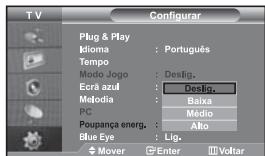 SAMSUNG LE-46N71B - Utilizar a funcao Poupar energia - 1