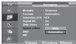 SAMSUNG LE-46N71B - Cambiare il Colour Space - 1