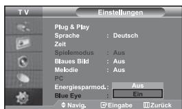 SAMSUNG LE-46N71B - Einstellen des Blauen Auges - 1