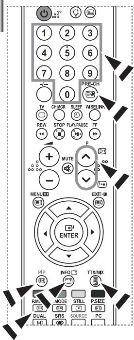 SAMSUNG LE-46N71B - Teletekstinformationie weergeven - 2