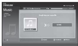 SAMSUNG LE-46N71B - Copia di file musicali - 2
