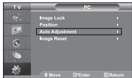 SAMSUNG LE-46N71B - Adjust the PC's screen positioning if it does not fit the TV screen. - 1