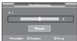 SAMSUNG LE-46N71B - Kanalen nauwkeurig instellen - 1
