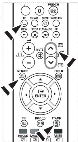 SAMSUNG LE-46N71B - Visualización de informaciones del teletexto - 1