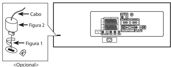 SAMSUNG LE-46N71B - Utilizar o sistemas de bloqueio Kensington anti-roubo - 1