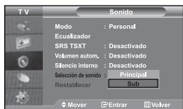 SAMSUNG LE-46N71B - Cóme escuchar el sonido de laImagen secundaria - 1